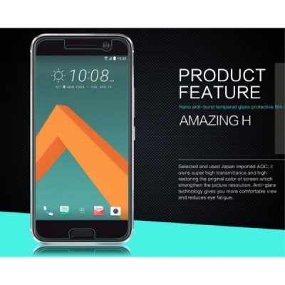 HTC 10 (HTC 10 Lifestyle) „Nillkin“ 9H Tempered Glass ekrāna aizsargstikls / Vacins.lv