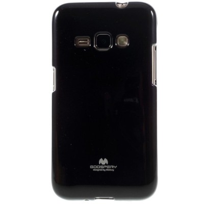 Samsung Galaxy J1 2016 (J120) juodas Mercury kieto silikono (TPU) dėklas / Priedai.lt