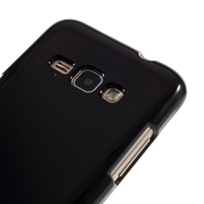 Samsung Galaxy J1 2016 (J120) juodas Mercury kieto silikono (TPU) dėklas / Priedai.lt