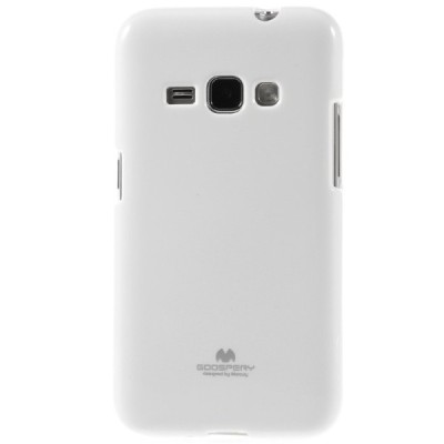 Samsung Galaxy J1 2016 (J120) baltas Mercury kieto silikono (TPU) dėklas / Priedai.lt