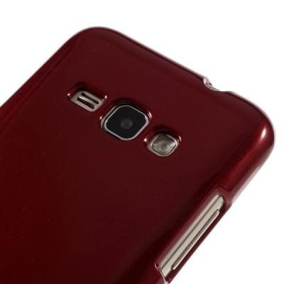 Samsung Galaxy J1 2016 (J120) Mercury sarkans cieta silikona (TPU) futrālis / Vacins.lv