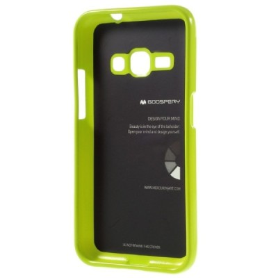 Samsung Galaxy J1 2016 (J120) žalias Mercury kieto silikono (TPU) dėklas / Priedai.lt