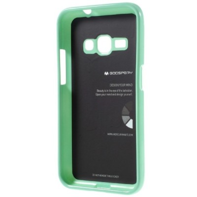 Samsung Galaxy J1 2016 (J120) Mercury piparmētru cieta silikona (TPU) futrālis / Vacins.lv