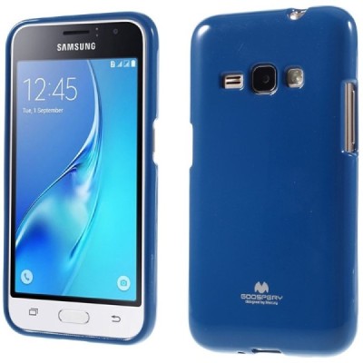Samsung Galaxy J1 2016 (J120) mėlynas Mercury kieto silikono (TPU) dėklas / Priedai.lt
