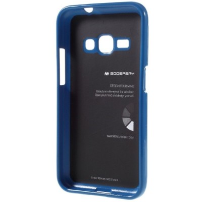 Samsung Galaxy J1 2016 (J120) mėlynas Mercury kieto silikono (TPU) dėklas / Priedai.lt