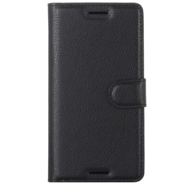 Atvēramais maciņš - melns (Xperia X)