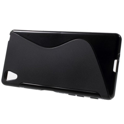 Sony Xperia X (F5121, F5122) kieto silikono TPU juodas dėklas - nugarėlė / Priedai.lt