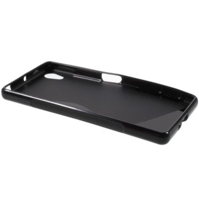 Sony Xperia X (F5121, F5122) kieto silikono TPU juodas dėklas - nugarėlė / Priedai.lt