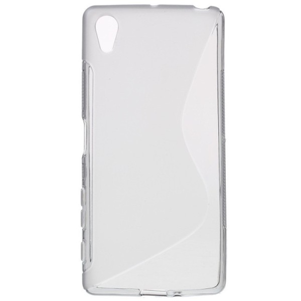 Cieta silikona (TPU) apvalks - dzidrs, pelēks (Xperia X)