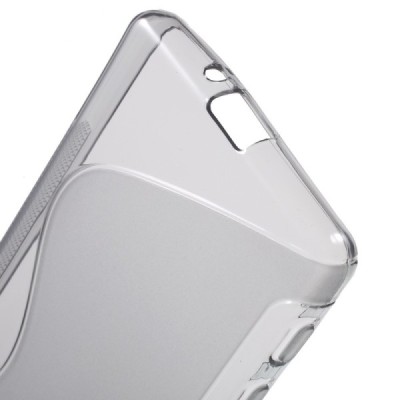 Sony Xperia X (F5121, F5122) cieta silikona (TPU) dzidrs (pelēks) un matēts apvalks / Vacins.lv