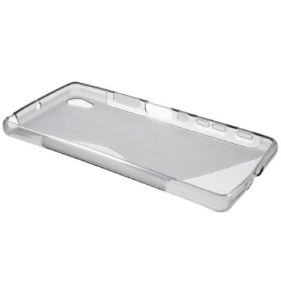 Sony Xperia X (F5121, F5122) cieta silikona (TPU) dzidrs (pelēks) un matēts apvalks / Vacins.lv