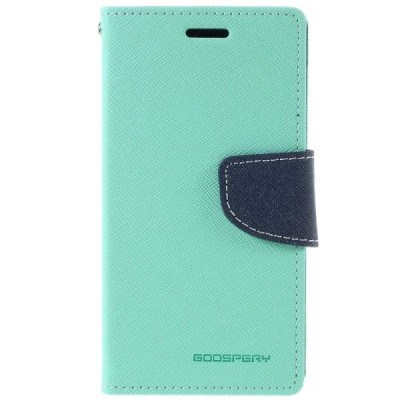 Samsung Galaxy J1 2016 (J120) Mercury atvērams piparmētru maciņš (maks) / Vacins.lv