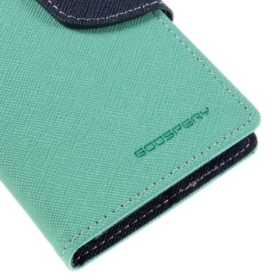 Samsung Galaxy J1 2016 (J120) Mercury atvērams piparmētru maciņš (maks) / Vacins.lv