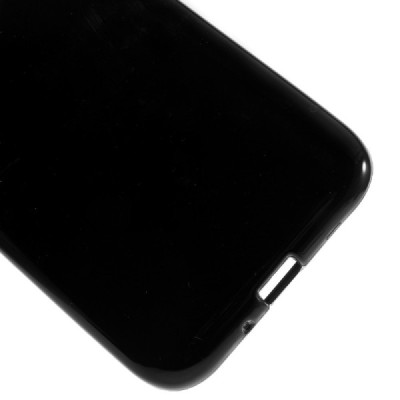 Samsung Galaxy J1 2016 (J120) cieta silikona (TPU) melns apvalks / vacins.lv