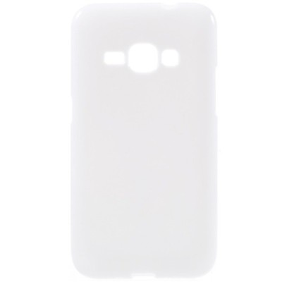Samsung Galaxy J1 2016 (J120) cieta silikona (TPU) balts apvalks / vacins.lv