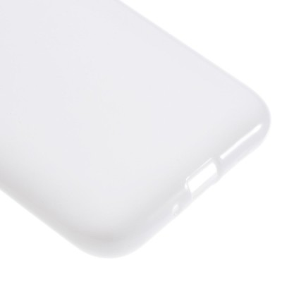 Samsung Galaxy J1 2016 (J120) cieta silikona (TPU) balts apvalks / vacins.lv