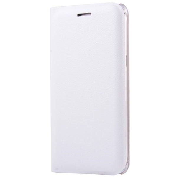 „Smart Wallet“ atvēramais ādas maciņš - balts (Galaxy J5 2016)