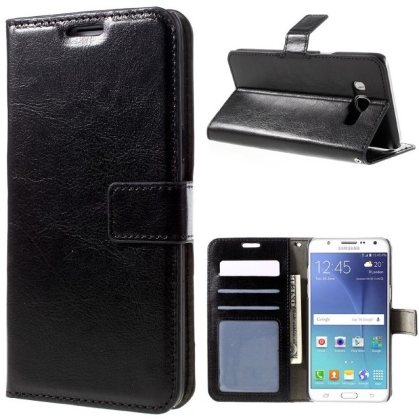 Atvēramais maciņš - melns (Galaxy J5 2016)