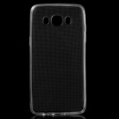 Samsung Galaxy J5 2016 (J510) skaidrus (permatomas) kieto silikono TPU ploniausias pasaulyje dėklas / Priedai.lt