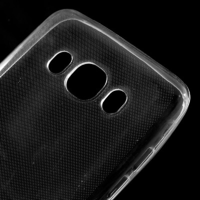 Samsung Galaxy J5 2016 (J510) skaidrus (permatomas) kieto silikono TPU ploniausias pasaulyje dėklas / Priedai.lt