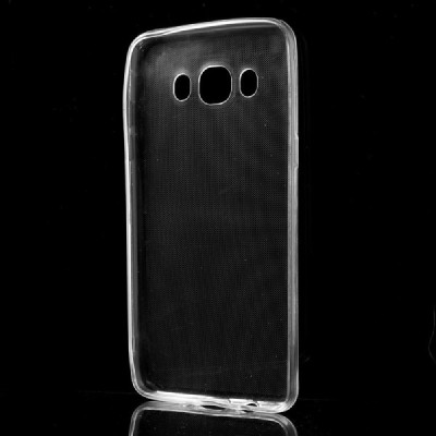 Samsung Galaxy J5 2016 (J510) skaidrus (permatomas) kieto silikono TPU ploniausias pasaulyje dėklas / Priedai.lt