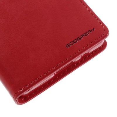 Mercury Blue Moon Sony Xperia Z5 Compact atvērams sarkans ādas maciņš / Vacins.lv