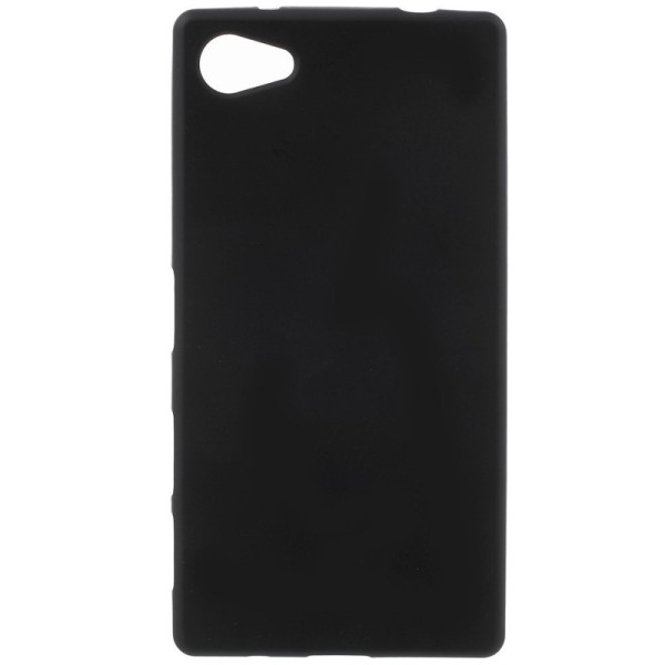 Cieta silikona futrālis - melns (Xperia Z5 Compact)