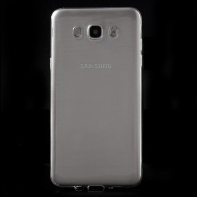 Samsung Galaxy J7 2016 (J710) skaidrus (permatomas) kieto silikono TPU ploniausias pasaulyje dėklas / Priedai.lt