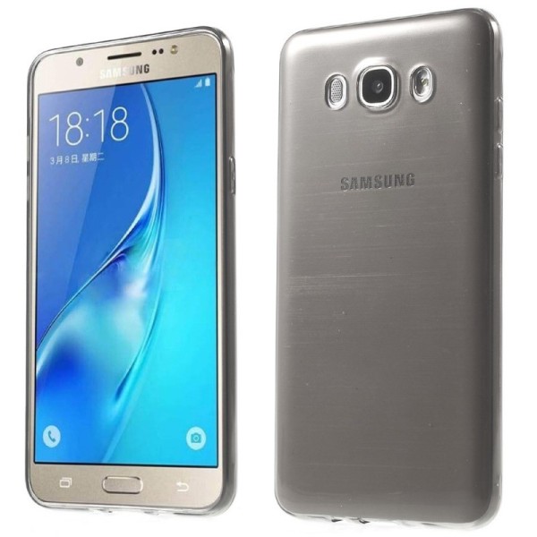 Ploniausias TPU skaidrus dėklas - pilkas (Galaxy J7 2016)