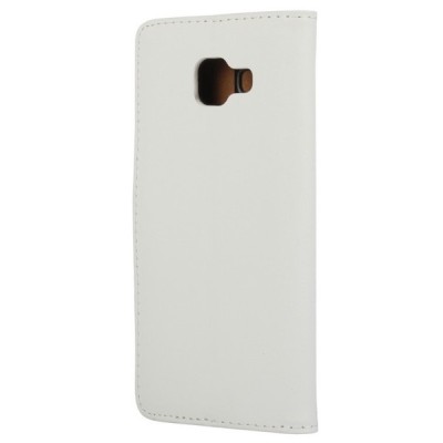 Samsung Galaxy A3 2016 (A310) atverčiamas baltas odinis dėklas - piniginė / Priedai.lt
