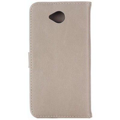 Microsoft Lumia 650 atvēramais ādas smilšains retro maciņš (maks) / Vacins.lv