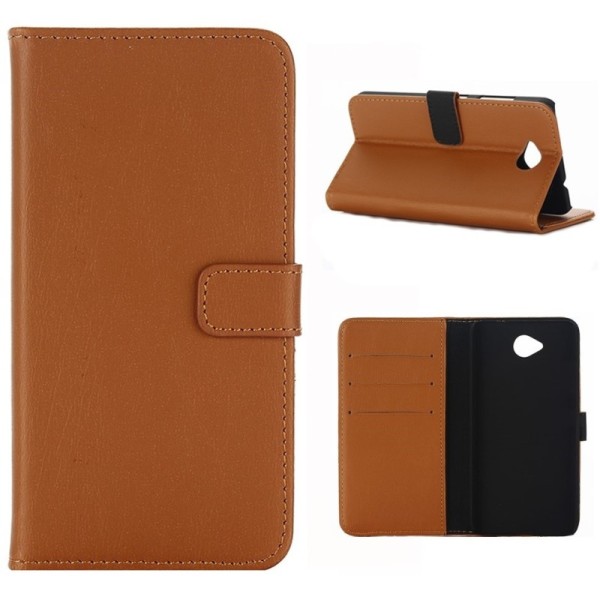 „Retro“ atvēramais maciņš - gaiši brūns (Lumia 650)