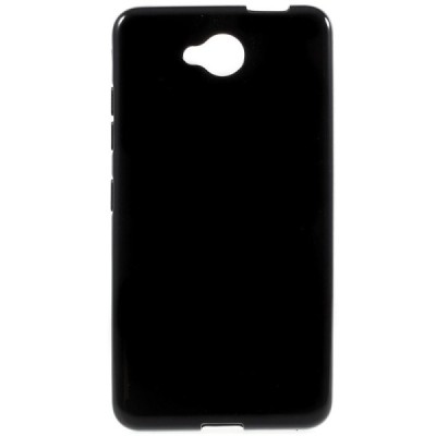 Microsoft Lumia 650 cieta silikona (TPU) melns apvalks / vacins.lv