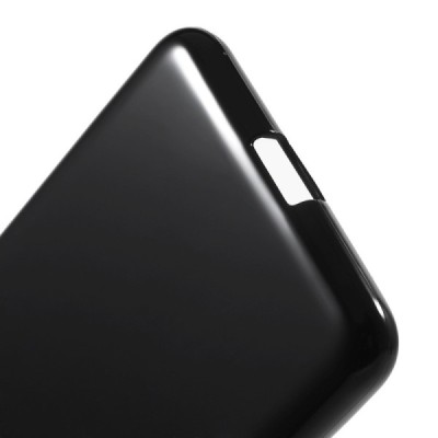 Microsoft Lumia 650 kieto silikono TPU juodas dėklas - nugarėlė / Priedai.lt