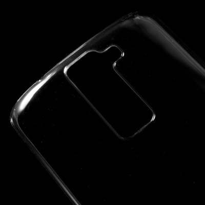 LG K8 (K350N) plastikinis skaidrus (permatomas) dėklas - nugarėlė / Priedai.lt