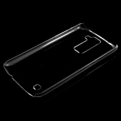LG K8 (K350N) plastikinis skaidrus (permatomas) dėklas - nugarėlė / Priedai.lt
