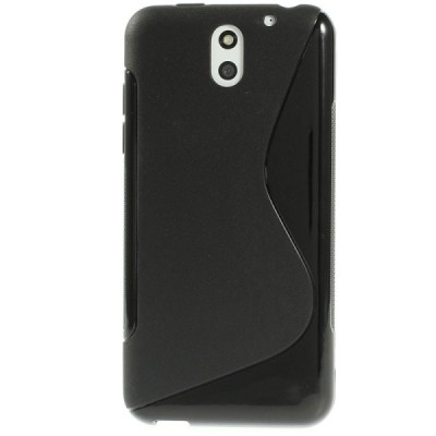 HTC Desire 610 kieto silikono TPU juodas dėklas - nugarėlė / Priedai.lt