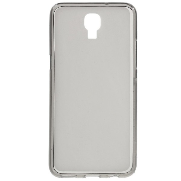 Cieta silikona (TPU) apvalks - dzidrs, pelēks (X-Screen)