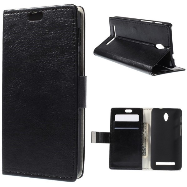 Atvēramais maciņš - melns (Zenfone C 4.5)