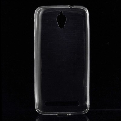 Asus Zenfone C 4.5 (ZC451CG) dzidrs (caurspīdīgs) cieta silikona TPU pasaulē planākais apvalks / Vacins.lv