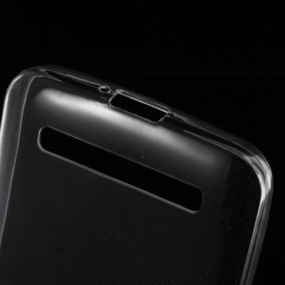 Asus Zenfone C 4.5 (ZC451CG) dzidrs (caurspīdīgs) cieta silikona TPU pasaulē planākais apvalks / Vacins.lv