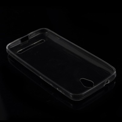 Asus Zenfone C 4.5 (ZC451CG) dzidrs (caurspīdīgs) cieta silikona TPU pasaulē planākais apvalks / Vacins.lv