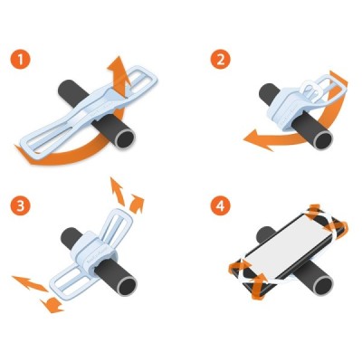 „FINN“ universalus telefono laikiklis dviračiui | Priedai.LT