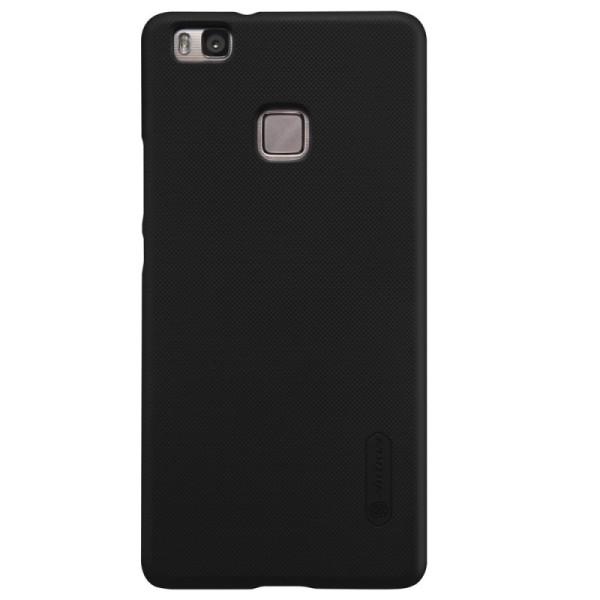 „Nillkin“ Frosted Shield dėklas - juodas + apsauginė ekrano plėvelė (P9 Lite)