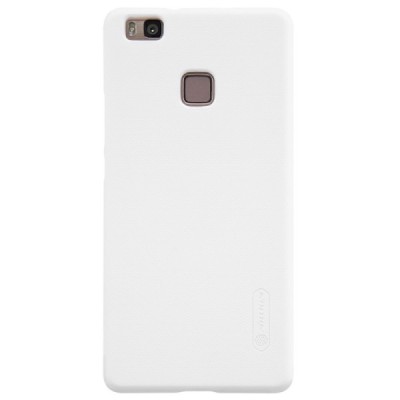 Huawei P9 Lite Nillkin Frosted Shield balts plastmasas apvalks + ekrāna aizsargplēve / Vacins.lv