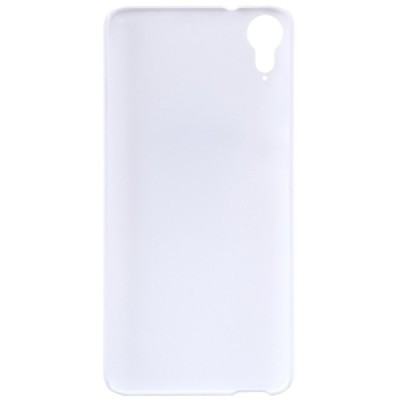 HTC Desire 825 Nillkin Frosted Shield baltas plastikinis dėklas + apsauginė ekrano plėvelė / Priedai.lt