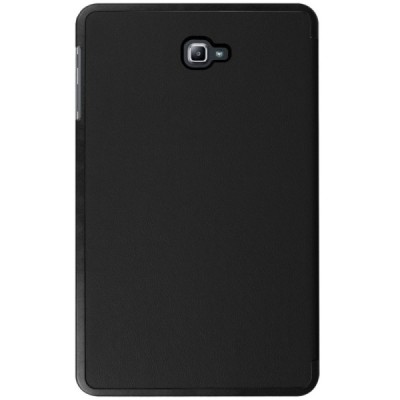 Samsung Galaxy Tab A 10.1 2016 (T580, T585) atverčiamas juodas odinis dėklas - knygutė / Priedai.lt