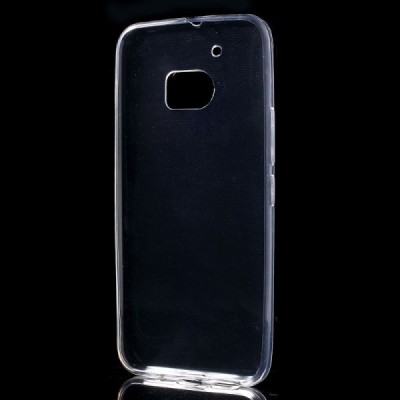HTC 10 (M10 Lifestyle) skaidrus (permatomas) kieto silikono TPU ploniausias pasaulyje bespalvis dėklas / Priedai.lt