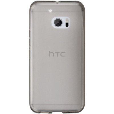 HTC 10 (M10 Lifestyle) dzidrs (caurspīdīgs) cieta silikona TPU pasaulē planākais pelēks apvalks / Vacins.lv