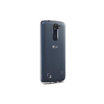 LG K8 (K350N) skaidrus (permatomas) kieto silikono TPU ploniausias pasaulyje bespalvis dėklas / Priedai.lt